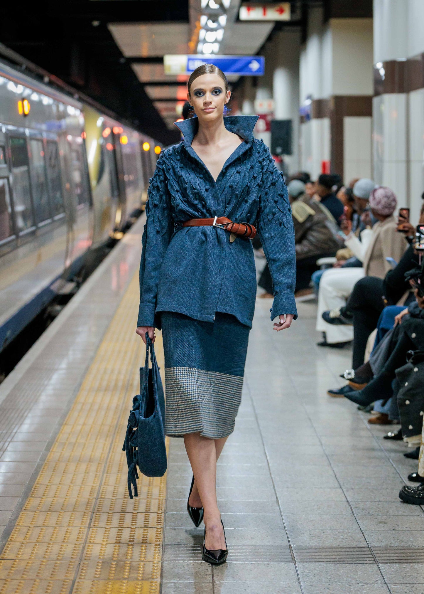 Drop-shoulder Embellished Shirt