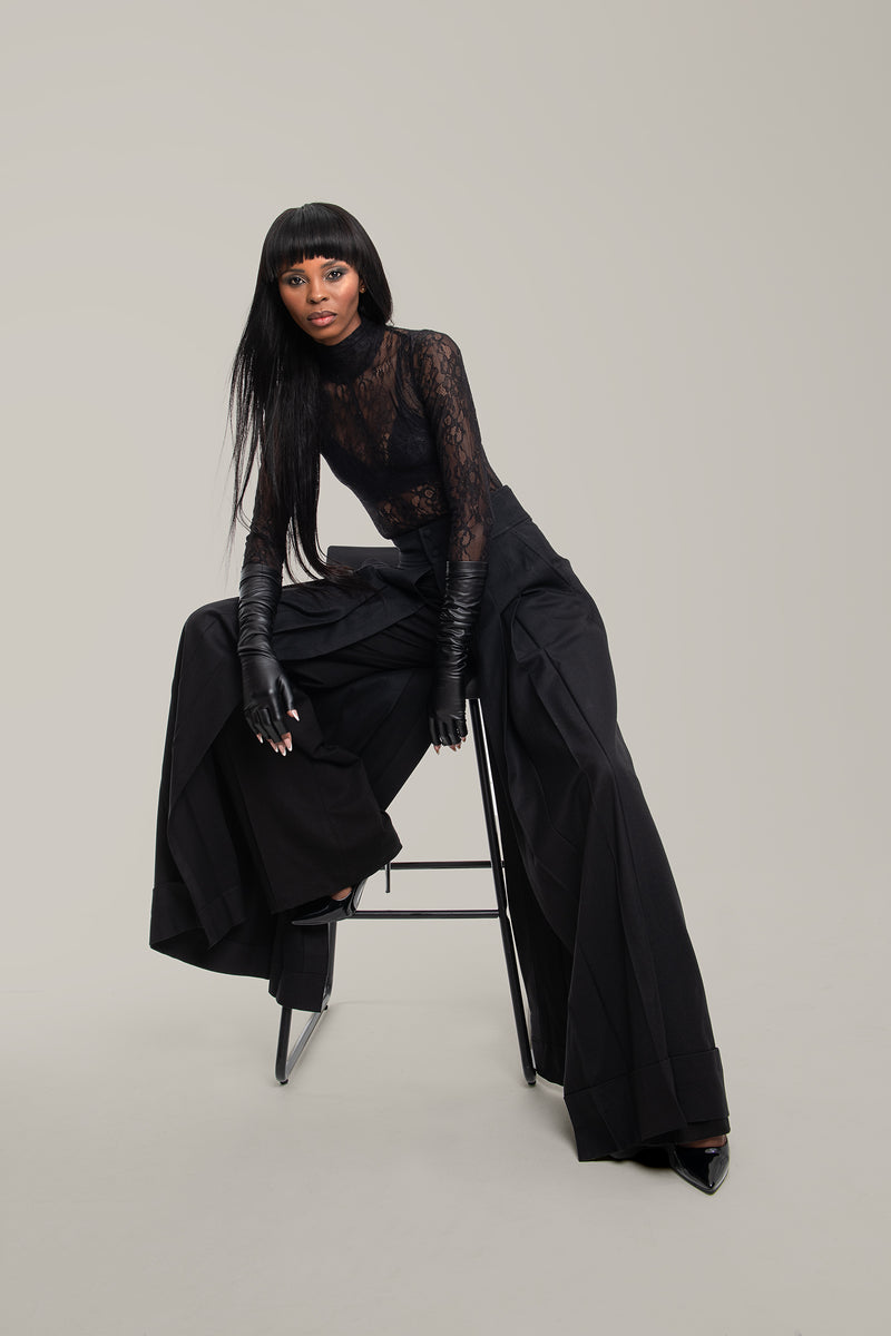 Suite 303 Lace Catsuit – DAVID TLALE