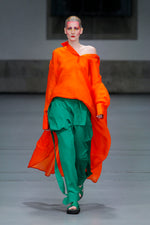 Load image into Gallery viewer, Orange Maza Shirt Dress
