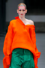 Load image into Gallery viewer, Orange Maza Shirt Dress
