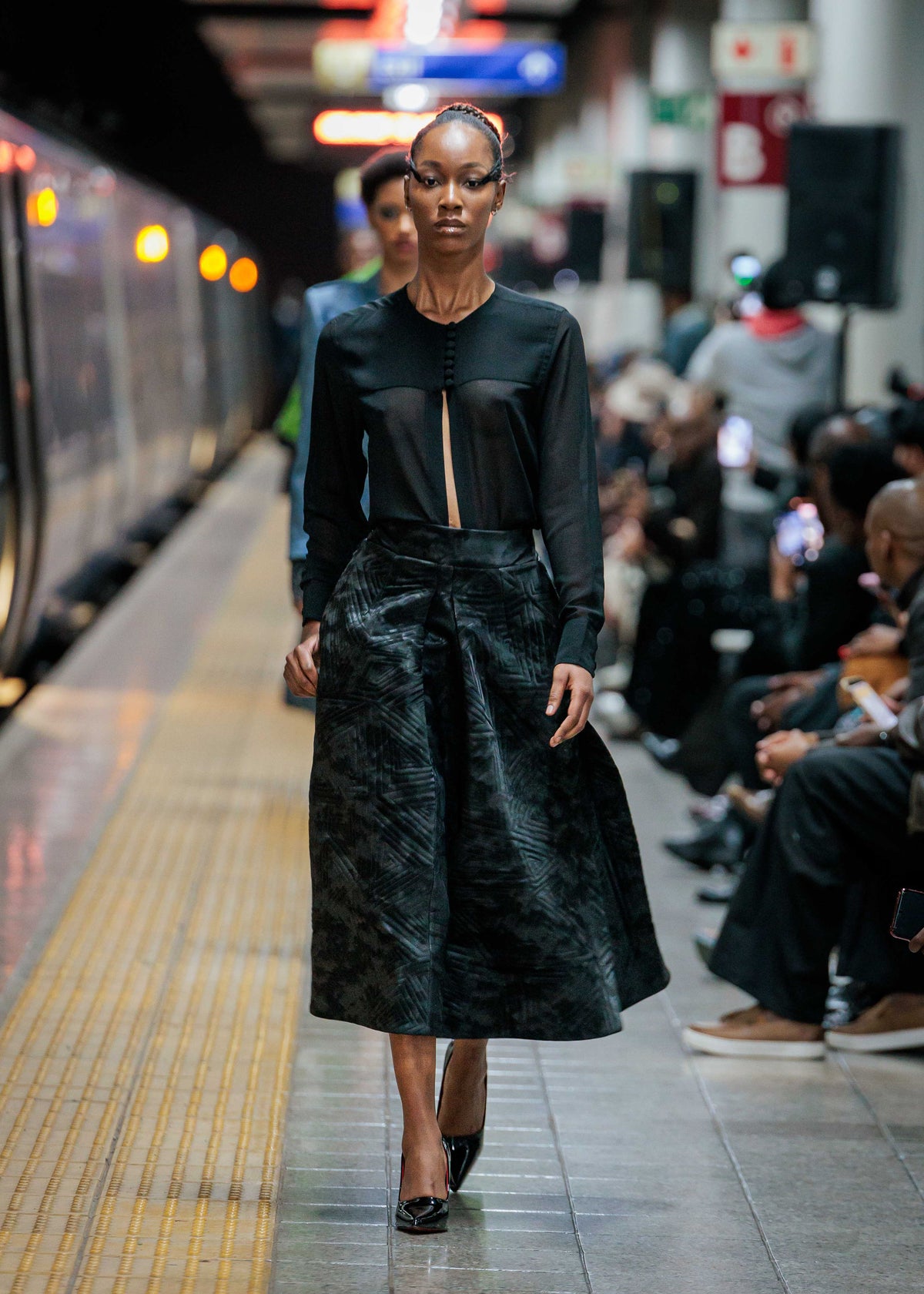 Box Pleats Skirt