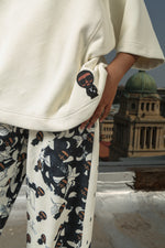 Load image into Gallery viewer, DT Embroidered Emoji Boxy T-shirt
