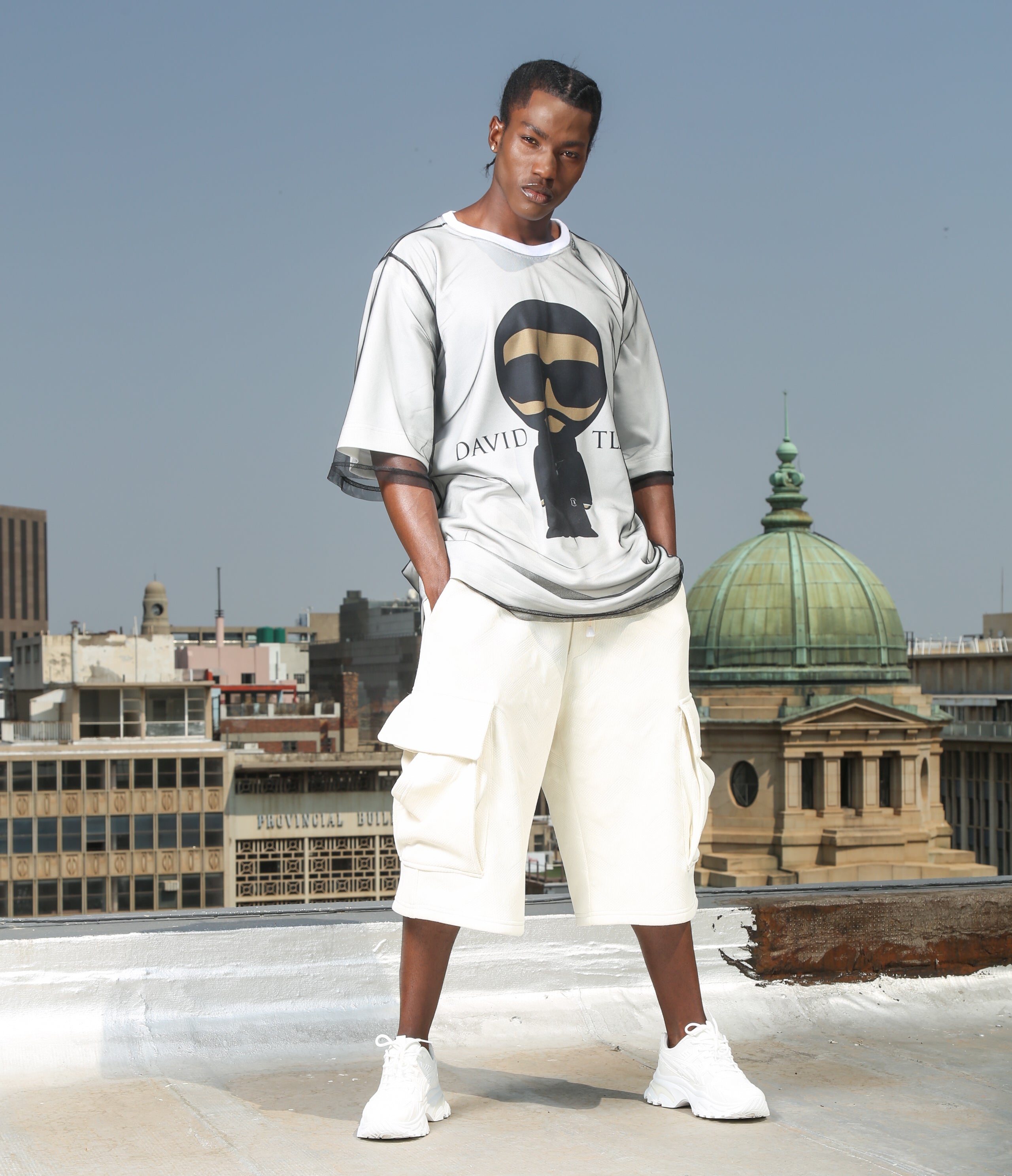 DT Emoji Double layer Boxy T-shirt