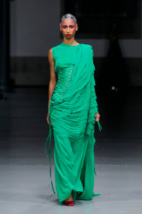 Emerald Green Raven Dress